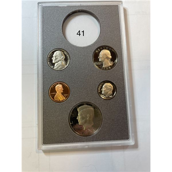 1984 American Proof Set- Dollar Missing