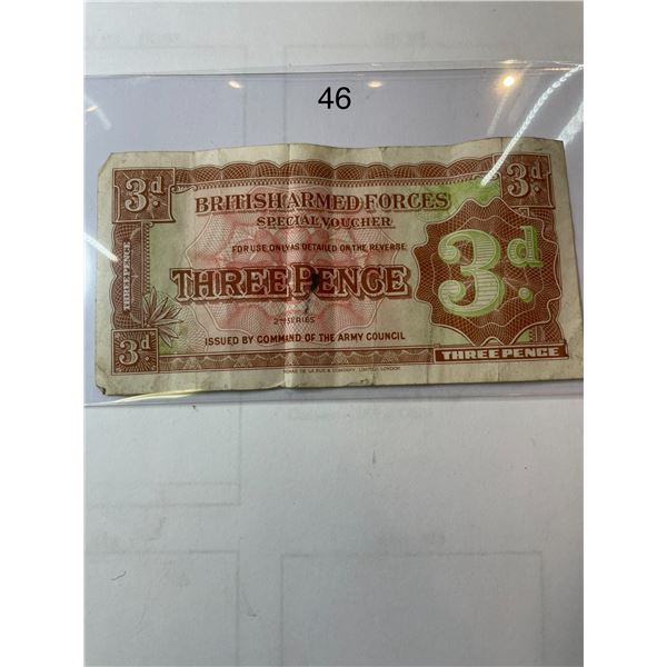 1948-1961 3 Pence - British Armed Forces 2nd series