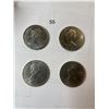 Image 2 : 3x 1985 Canadian Nickle Dollars & 1984 Jacques Cartier Canadian Nickle Dollar