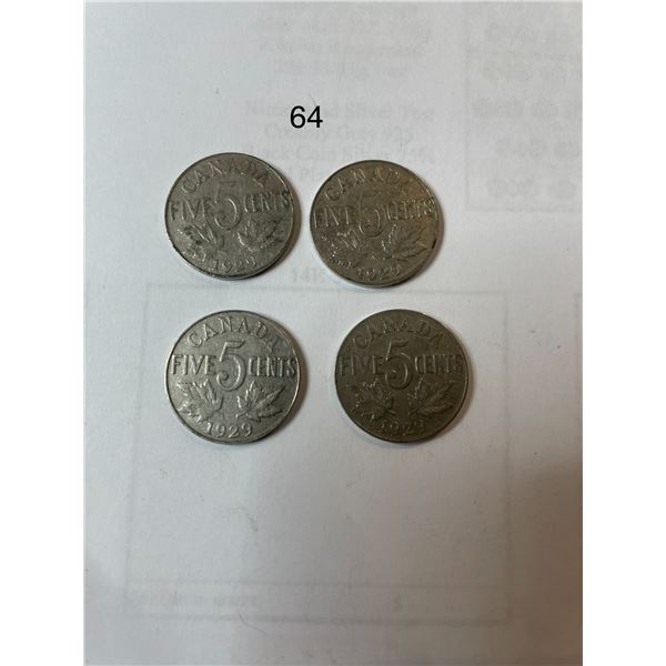 1929 Canadian Nickles