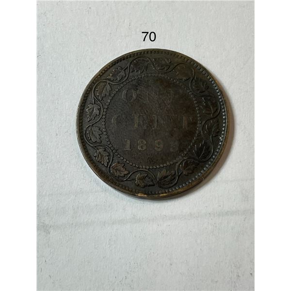 1899 Canadian Large Cent