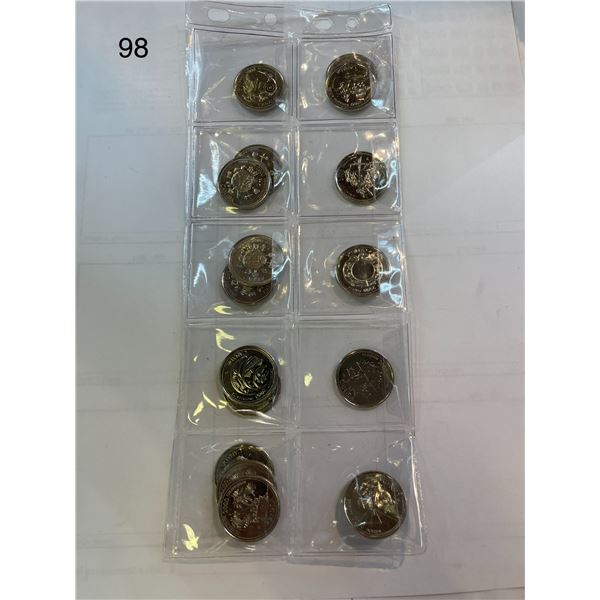 Collection of Speciality 2000's Canadian Quarters