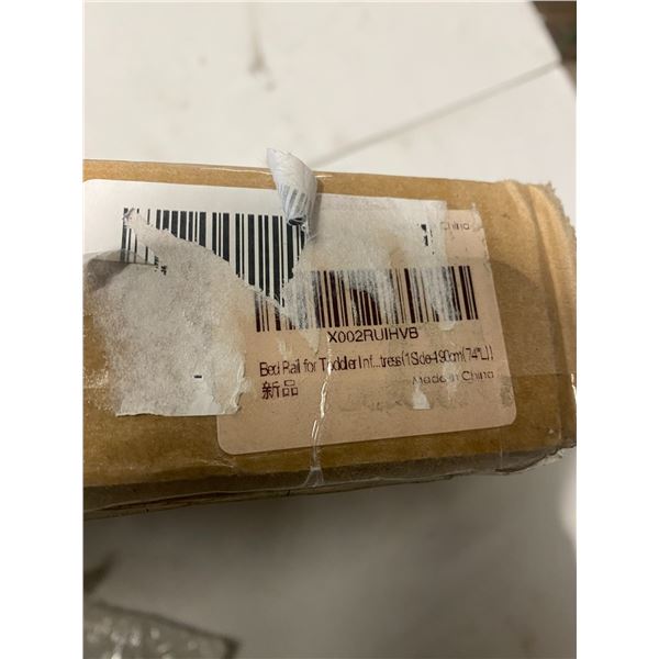 Toddler bed safety rail