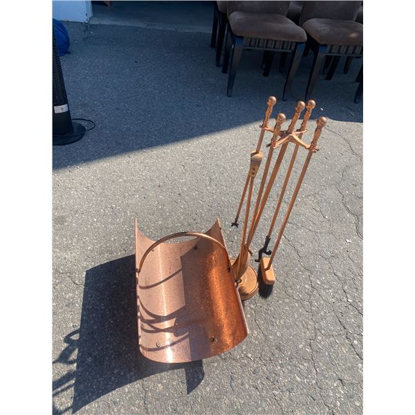 Log holder and companion set