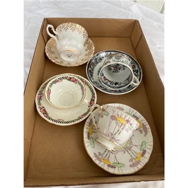 Tea cups and saucers