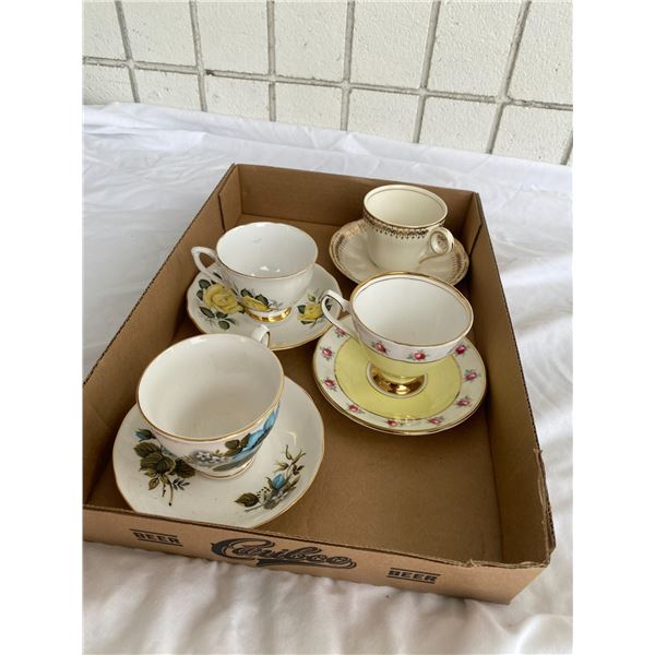 Tea cups and saucers