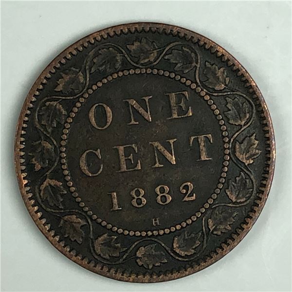 Canadian Large Cent 1882 F+