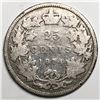 Image 1 : 1874 Queen Victoria 25 Cents