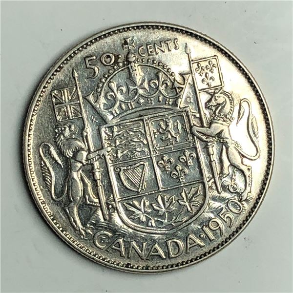 1950 King George VI 50 Cents