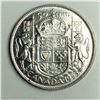 Image 1 : 1953 Queen Elizabeth 50 Cents Small Date