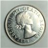 Image 2 : 1953 Queen Elizabeth 50 Cents Small Date