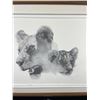 Image 2 : Limited Edition Lioness & Cub Framed Print by Catherine White. Very Nice Condition