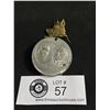 Image 1 : 1897 Commemorative Coin For Diamond Jubilee Of Queen Victoria w/Unique Wolf Head Pin
