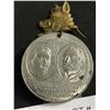 Image 2 : 1897 Commemorative Coin For Diamond Jubilee Of Queen Victoria w/Unique Wolf Head Pin