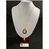 Image 1 : Gorgeous Cameo Necklace In Detailed Stone Setting
