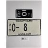 Image 1 : Hard To Find 2014 Aruba Taxi License Plate w/Tag. Very Low Number!