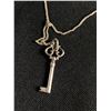 Image 2 : Sterling Silver Key Necklace