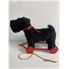 Image 2 : Children Toys Vintage Pull Along Black Scottie Dog
