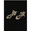 Image 1 : Nice Pair Of Vintage 50's Rhinestone Earrings