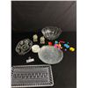 Image 1 : Misc Lot of Glass Dishes, Bowls, and Platters