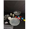 Image 2 : Misc Lot of Glass Dishes, Bowls, and Platters
