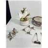 Image 2 : Vintage Lot of Home Décor - Coasters, Dove Music Box, etc