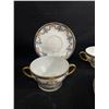 Image 2 : 4 Vintage Cup and Saucers by Limoges Elite Made In France