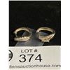 Image 2 : Nice Pair Of stone Set Sterling Earrings