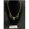 Image 1 : Very Nice 40's-50's Rhinestone Bow Necklace