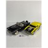 Image 1 : 2 Vintage 1:18 Scale Die Cast Revell & MAISTO Cars