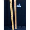 Image 3 : 2 Vintage Advertising Wooden Yard Sticks