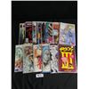 Image 1 : Lot Of Comic Books On Board In Bag - Oriental Heros, Shadow Of The Bat, Marvel Previews etc