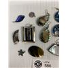 Image 3 : Collection Of Vintage Shell & Inlaid Earrings