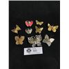 Image 2 : Collection Of Butterfly Vintage Brooches
