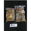 Image 1 : 2 Small Bags w/Gold Plated & Some Silver Plated Jewelry & Parts