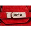 Image 6 : Hermes Rouge Grenat Togo Leather Birkin 30 Satchel Bag