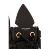 Image 5 : Saint Laurent Black Canvas Fringe Bucket Bag
