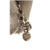 Image 6 : Chanel Silver-toned CC Flower Drop Necklace