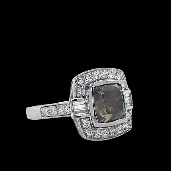 Brown diamond ring