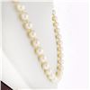 Image 2 : 18" 8.5-8.75mm White Akoya Pearl Strand Necklace w/ 14K Yellow Gold Ball Clasp