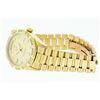 Image 4 : Rolex Mens 18K Yellow Gold Day Date President Champagne Diamond Wristwatch