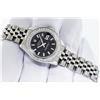 Image 4 : Rolex Quickset Stainless Steel Black Index & Diamond Datejust Wristwatch