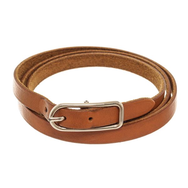 Hermes Vintage Leather Wrap Bracelet