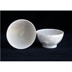 MED BLUE MONOCHROME BOWLS