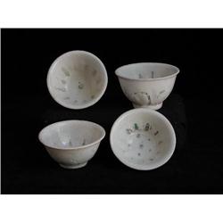 SM ENAMEL CUPS, FLORAL