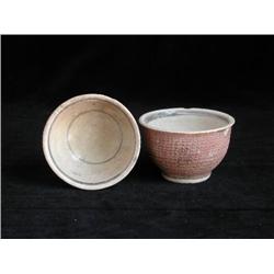 LG BROWN GLAZE CUPS