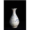 Image 1 : MED UNDERGLAZED BLUE & WHITE BOTTLE, FLORAL