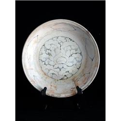 LG UNDERGLAZED BLUE & WHITE, FLORAL