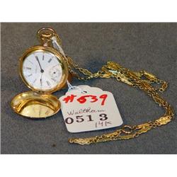14K WALTHAM LADY'S WATCH ON CHAIN