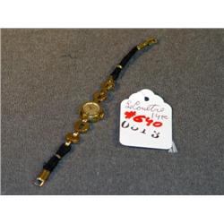 LECOULTRE 14K YELLOW GOLD LADY'S WRIST WATCH